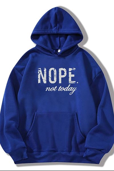 uyguntarz Unisex φούτερ με στάμπα Nope