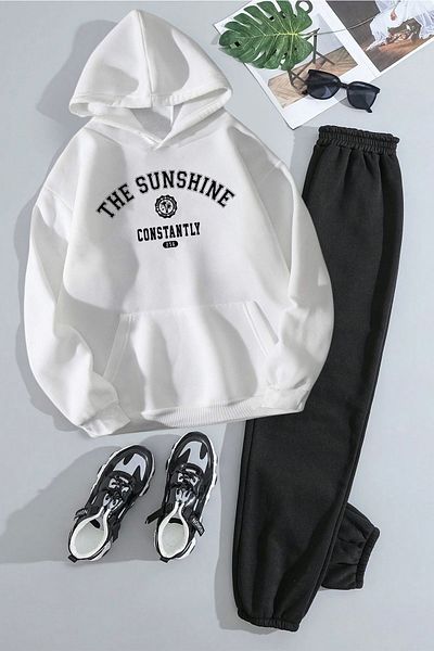 uyguntarz Σετ φόρμας Sunshine Printed Relaxed Cut