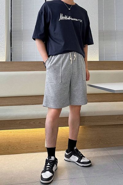 uyguntarz Ανδρικό μπλουζάκι Oversize με στάμπα