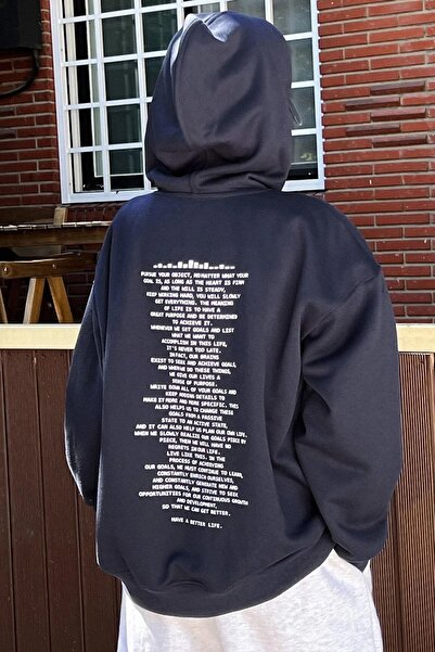 uyguntarz Uniszex Have a Better Life Nyomtatott pulóver