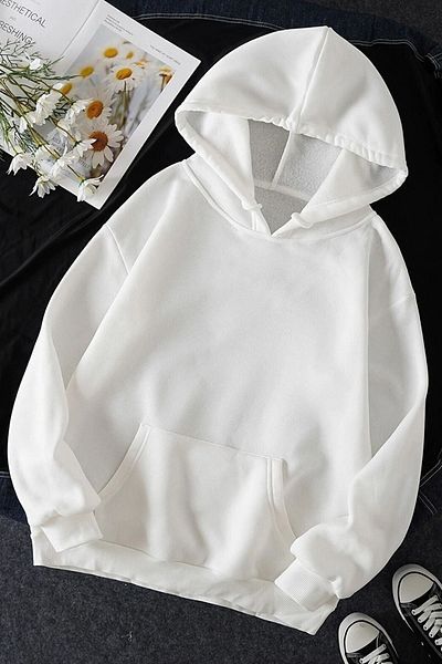 uyguntarz Φούτερ Unisex Cotton Chardon με κουκούλα
