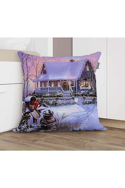 Sakallı Husă de pernă decorativă imprimată 3D