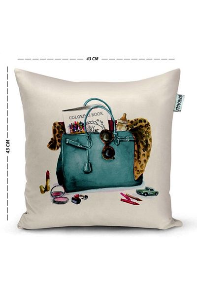 Sakallı 3D Printed Decorative Throw Pillow Cover