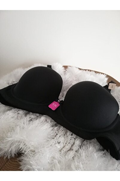 F.K Μαύρο Σουτιέν 712 C Cup χωρίς στήριγμα - 90c