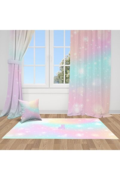 Bebemotto Soft Geçiş Renkli, Pembe, Yeşil, Ithal Kumaş, Çocuk Ve Bebek Odası ...