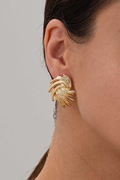 MRK Spiral Tasarım Kadın Küpe