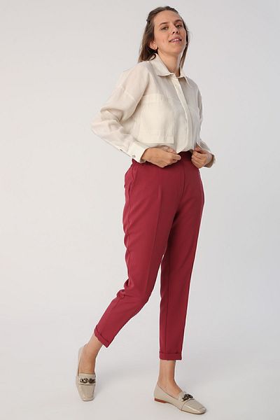 ALLDAY Cherry Rotten Pocket ελαστικό παντελόνι μέσης