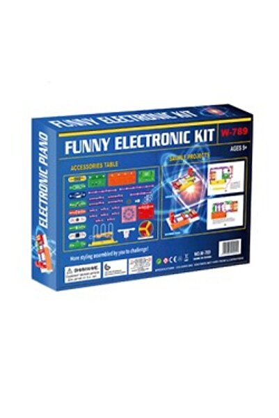 Zetzeka Funny Electronic Kit Eğlenceli ve Öğretici Elektronik Deney Seti 100+ Deney 5+ Yaş
