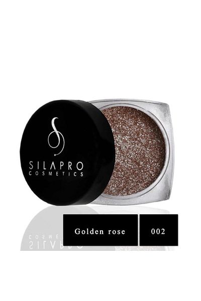 SİLAPRO COSMETİCS Gold Colored Glitter Rose