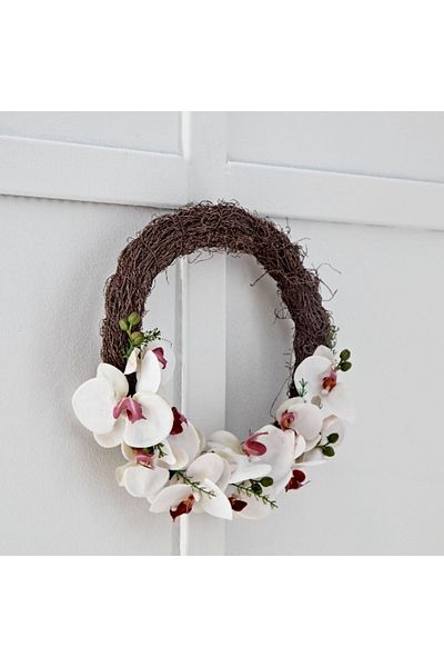 Home Box Fleur Orchid Wreath