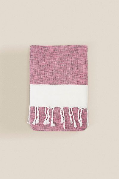 İrya Sare 100% βαμβακερό Peshtemal Pink 90x170