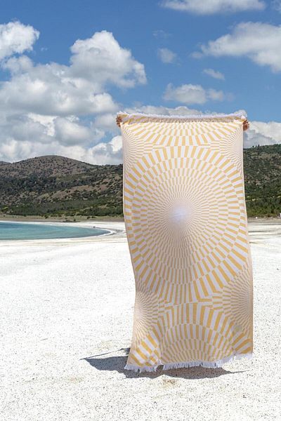 İrya Juniper 100% Cotton Peshtemal Yellow 90x170