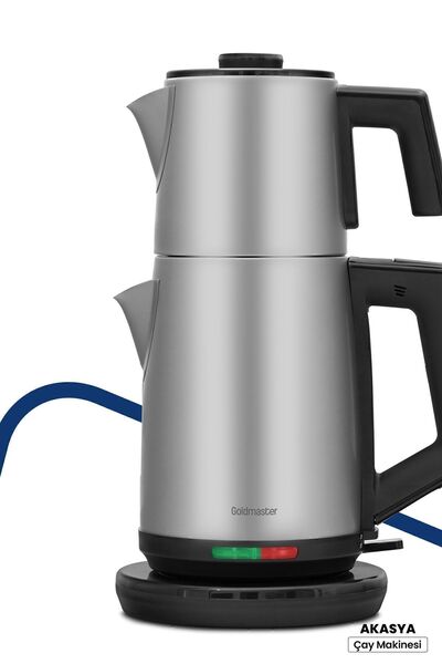 GOLDMASTER Akasya Inox Xl 2200 Watt Patentli Damlatmayan Tasarımı Paslanmaz Ç...