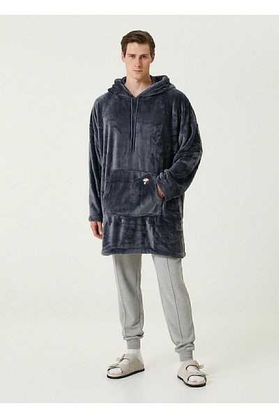 İrya Es Parla Lexi Poncho Anthracite Oversize