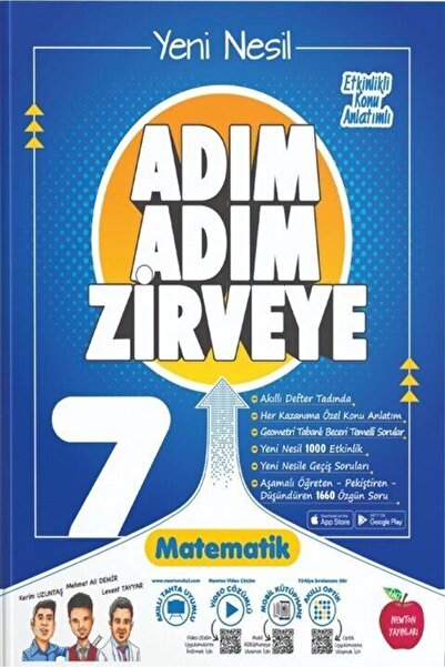 İndeks Akademi Yayıncılık 7. Sınıf Matematik Adım Adım Zirveye Soru Bankası Newton Yayınları