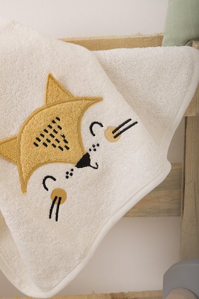 İrya Foxy 100% Cotton Baby Towel Cream 50X75 cm