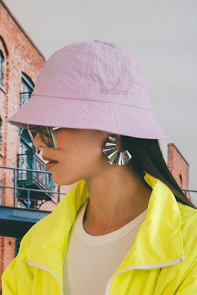 Nordbron Kally Unisex Embroidered Lilac Bucket Hat - Anti-Sweat and Useful Daily Fisherman Model