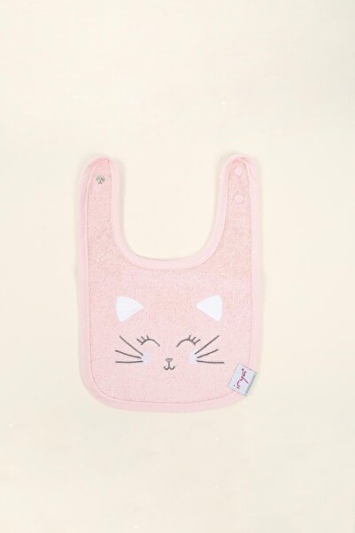 İrya Kitty %100 Pamuk Bebek Önlüğü Pembe