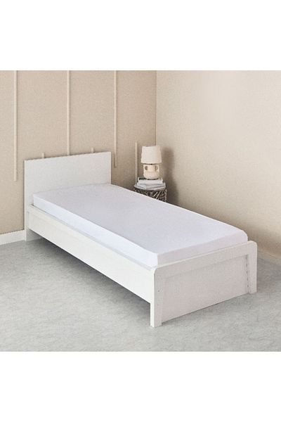 Home Box Bristol Polycotton Single Fitted Sheet - 90x200+25 cm