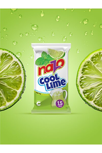 NAZO 9 gr Cool Lime Aromalı Toz İçecek 24'lü