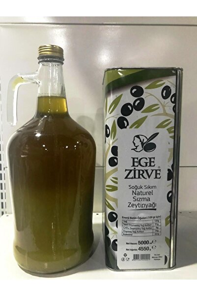 EgeZirve Ege Zirve Soğuk Sıkım Naturel Sızma Zeytinyağı Ege Zirve