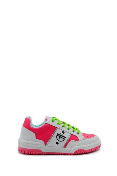 CHIARA FERRAGNI SNEAKERS CF1 LOW PINK FLUO