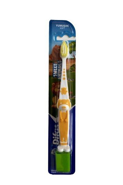 Difaş Soft Collar Sweet Animals Children's Toothbrush
