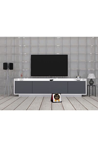KONAK EV EŞYALARI Molto 2 TV Ünitesi,%100 MDF,Kolay Kurulum ,TV Sehpa,TV Dolabı