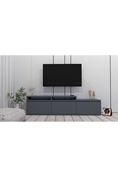 KONAK EV EŞYALARI Velo 3 TV Ünitesi,MDF,TV Sehpa,TV Dolap,Kolay Kurulum