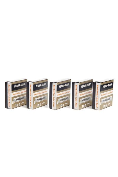 Permasharp Perm Sharp Barber Razor Broken 100 Pieces 5 Packs Special Wholesale Fiat Billed