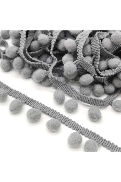 Bia Gri Şerit Ponpon 5 mt