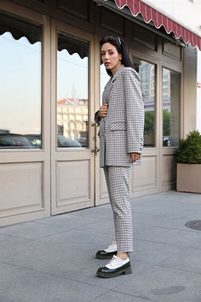 NILUFARR Rachel Yeşil Rugan Натуральна шкіра Повсякденне жіноче взуття