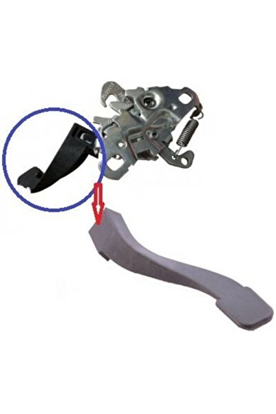 Erl Kaput Kilit Açma Kolu Mandal Uç Plastiği C Elysee 2012- 9677057180