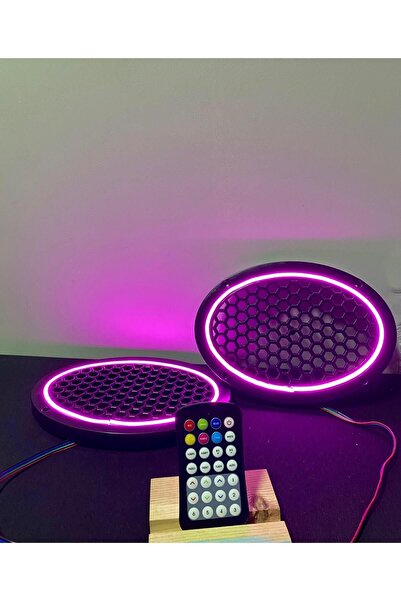 TREND Kumandalı Neon Işıklı Oval Midrange Kapağı 12 Renkli 16 Modlu Oval Midrange Kapağı