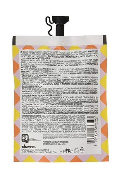 Davines Wake Up Circle Mask - 50ml Scalp Refreshing Mask 77004