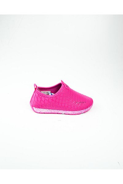 BABALİ 051 Pantofi de pepinieră Fly Soft Fuchsia - Cu Tată