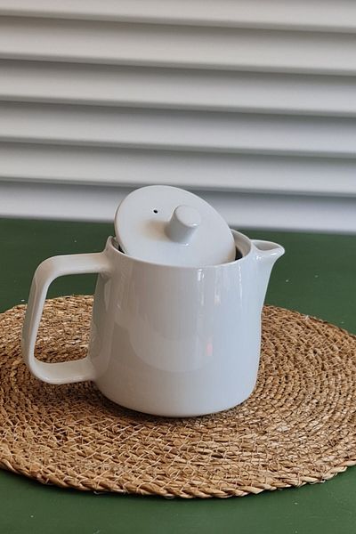 GULHANILE White Porcelain Teapot Tea Machine - 710 Ml Herbal Tea