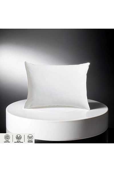 housein 900 Gr Microfiber Stain - Washable and Antiallergic Silicone Pillow