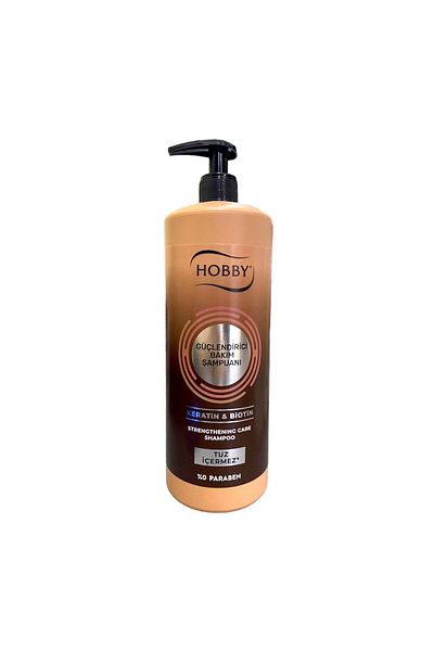 Hobby Hooby Keratin and Biotin Salt-Free Shampoo - 1000 ML x 2 Pieces