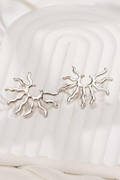 MRK Yarım Güneş Figür Küpe