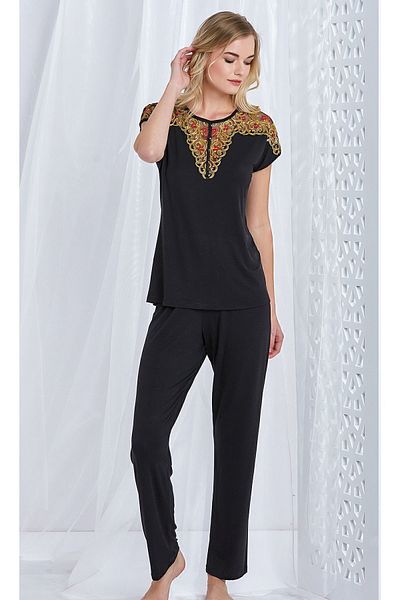 CAROLINE SET PIJAMA MÂNECĂ SCURTĂ