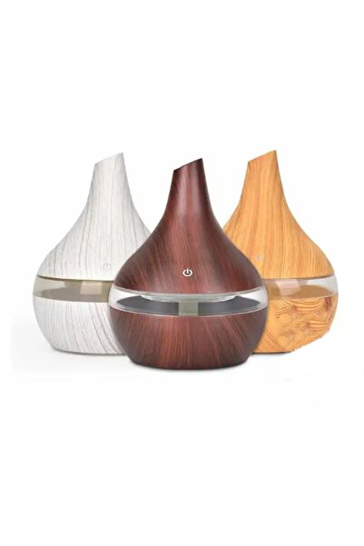 Havana Japon Beyaz Modeli Hava Nemlendirici 300ml 7 Renk Işıklı Mini Ortam Od...