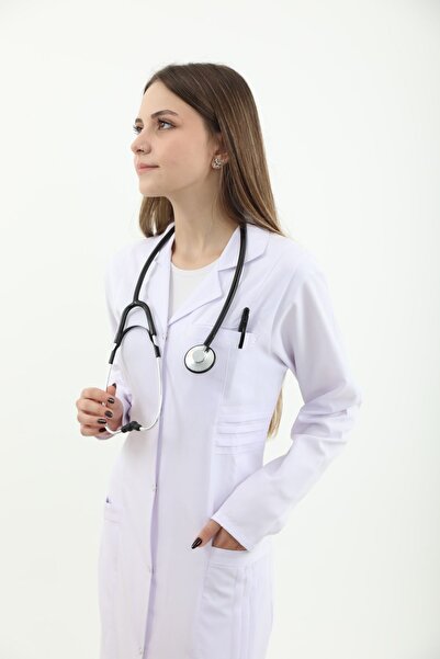 MUALTA قطع بيضاء خاصة - معطف مختبر للأطباء والممرضات