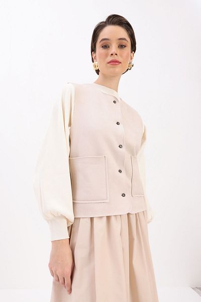ALLDAY Short Vest - Stone Pocket