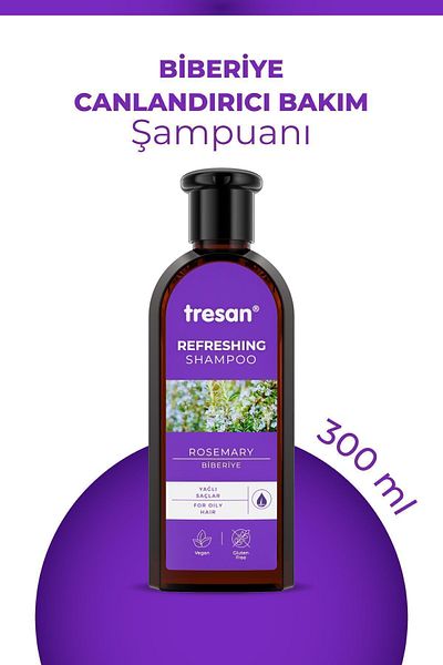 Tresan Biberiye Canlandırıcı Bakım Şampuanı 300 ml