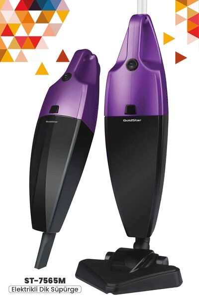 GoldStar Samyeli St-7565m Dik Süpürge Mor