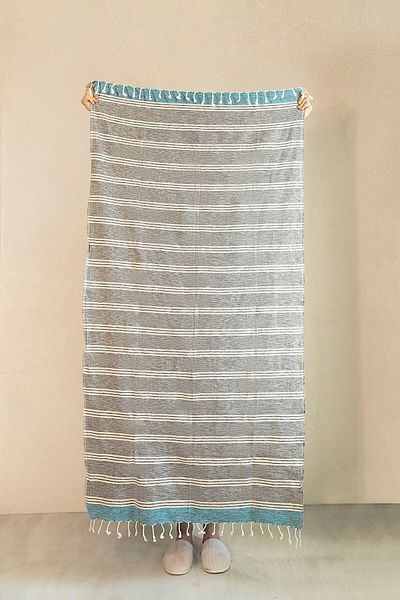İrya Violet 100% Cotton Peshtemal Grey 90x170