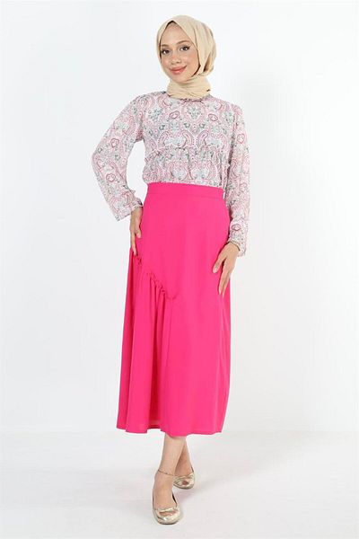 Plistre 2119_Gathered Hijab Skirt