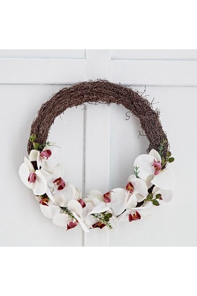 Home Box Fleur Orchid Wreath