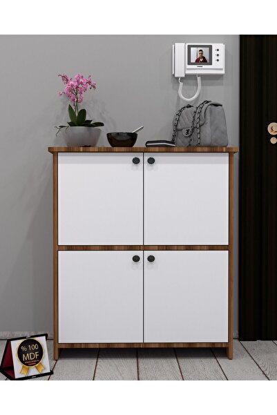 KONAK EV EŞYALARI Torre Ayakkabılık,%100 MDF,Kolay Kurulum,ÇokAmaçlı Dolap